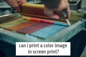 print a color image in screen print